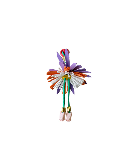 Zinnia Flower Brooch