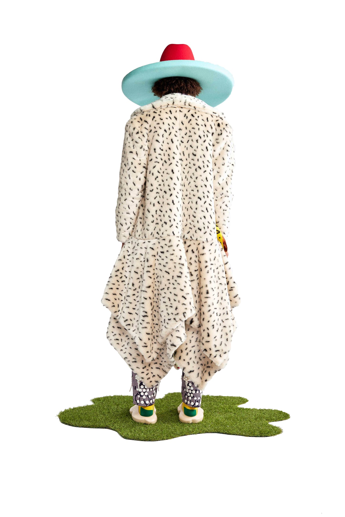 Alies printed faux fur jacket