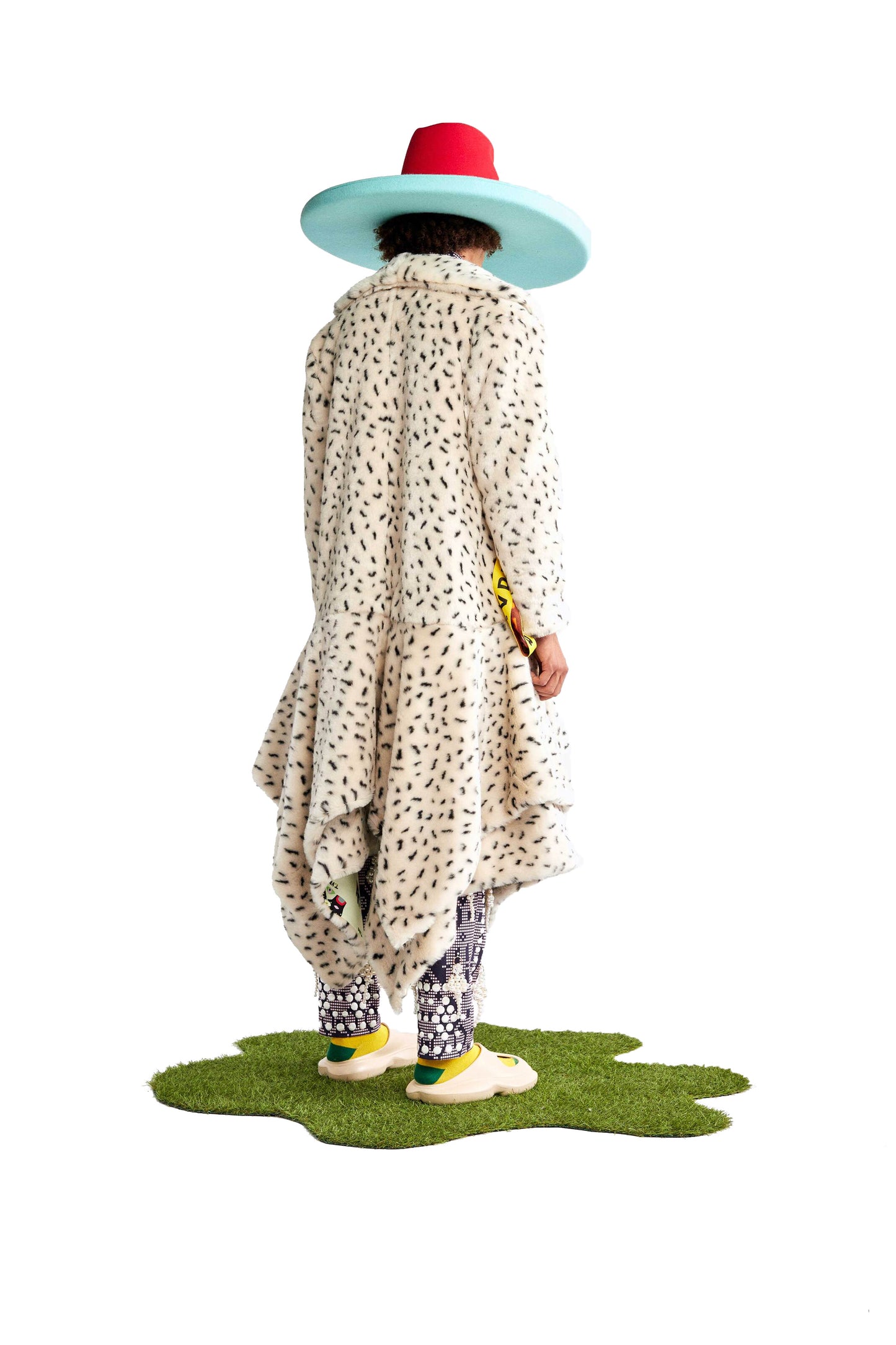 Alies printed faux fur jacket