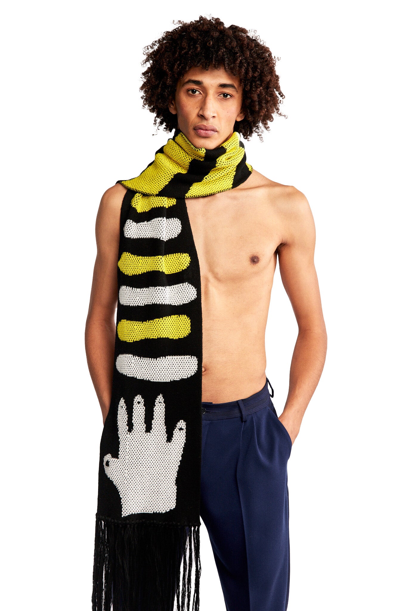 Lins black scarf