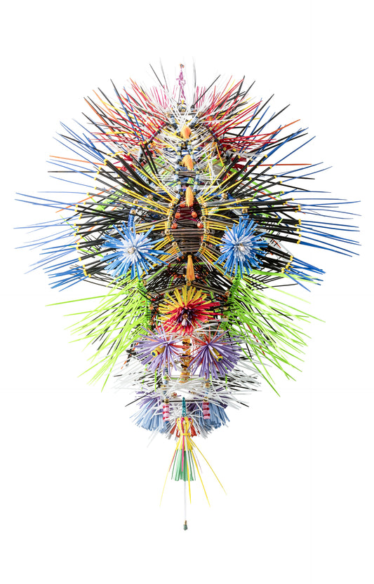 Colorful flowers Wall Totem